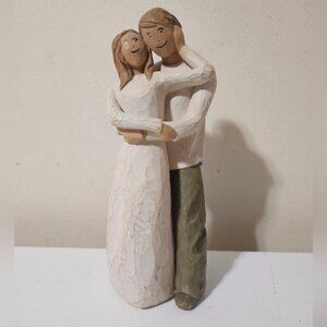 Willow Tree TOGETHER Figurine Man Woman Couple Susan Lordi 2000 Hand Painted